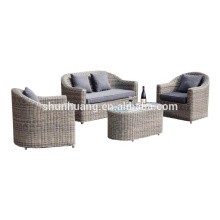 Hot sale outdoor furniture rattan garden sofa set leisure 4pcs